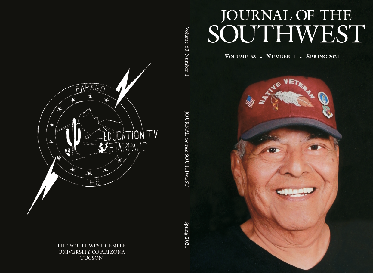 Journal of the Southwest Volume 63 Number 1